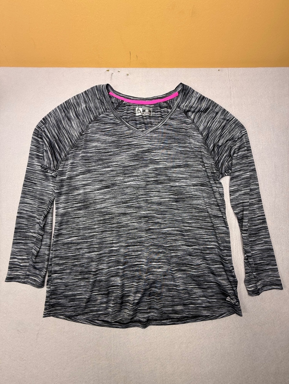 RBX Performance Long Sleeve Shirt Women 3X Black Gray